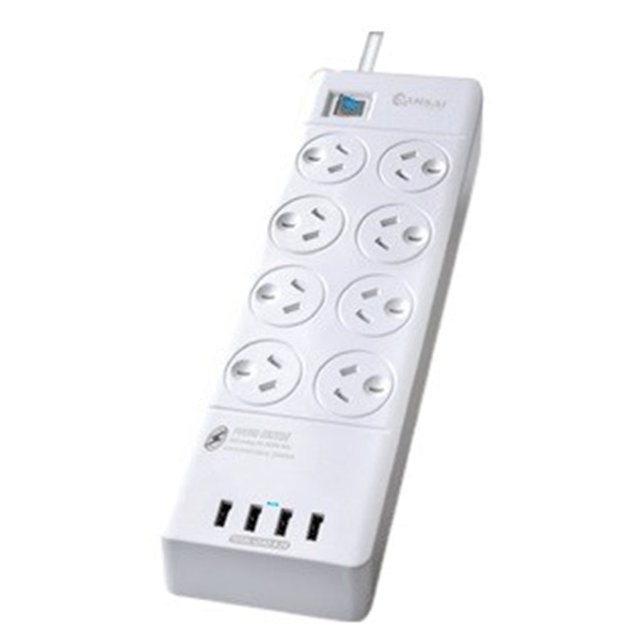 Sansai PAD-4088H 8ways w/4.8A USB X 4 outlets