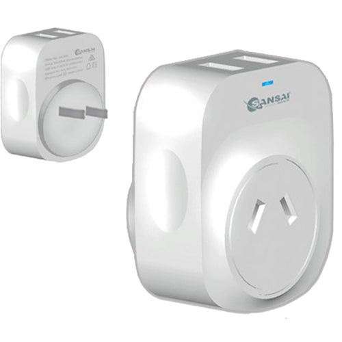 Sansai  STV-3007  Outbound USB Travel Adapter - NZ / AU to Japan Plug