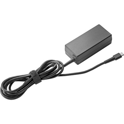 2FJ85AV - HP Power Adapter AC 45W USB-C 5VDC-20VDC Output - C6 3-Pin AC Duckhead Input