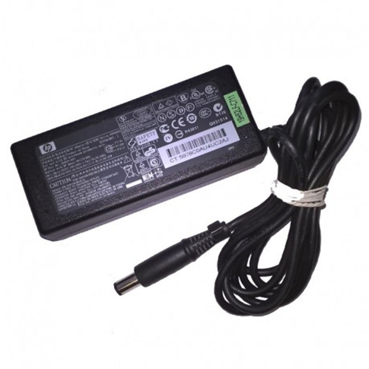 384019-003 - HP Power Adapter AC 65W 7.4mm Tip 19VDC Output - C6 3-Pin AC Input