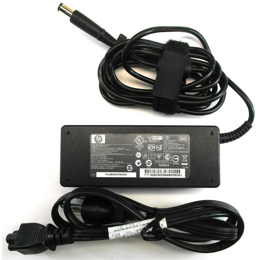 463554-002 - HP Power Adapter AC 90W 7.4mm Tip 19VDC Output - C6 3-Pin AC Input