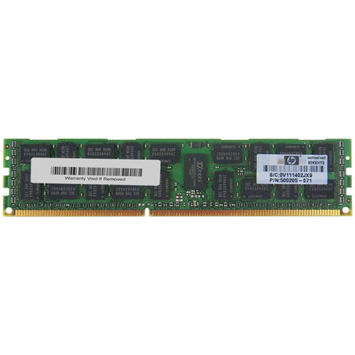 500205-071U - HP 8Gb PC3-10600R 1333Mhz ECC REG DR x4 CAS-9 DIMM - Intel