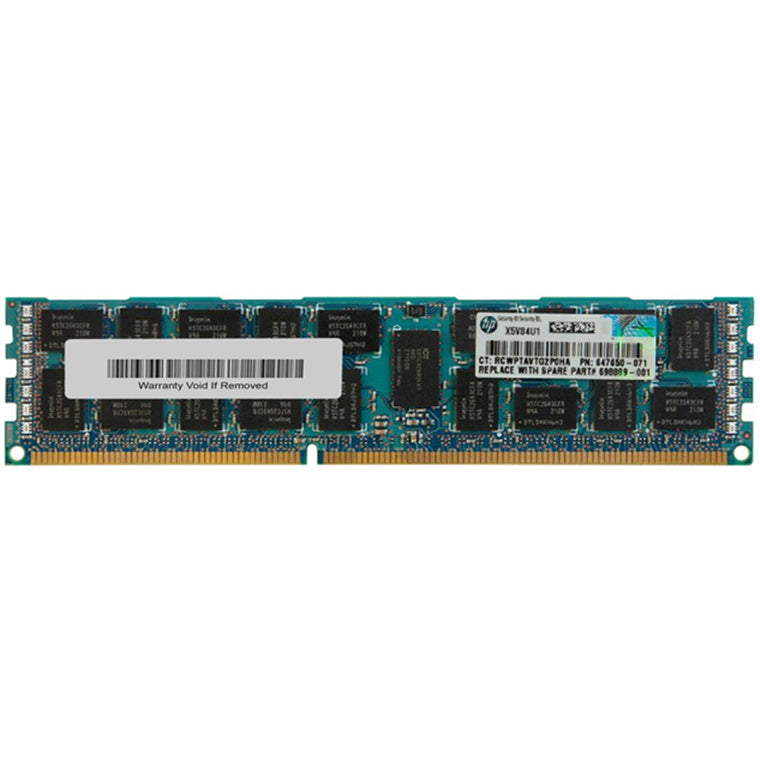 647650-071 - HP 8Gb PC3L-10600R 1333Mhz ECC REG DR x4 CAS-9 LV DIMM - Intel v1 - G8