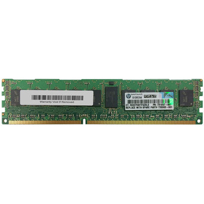 731657-081 - HP 8Gb PC3-14900R 1866Mhz ECC REG SR x4 CAS-13 DIMM - Intel v2 - G8