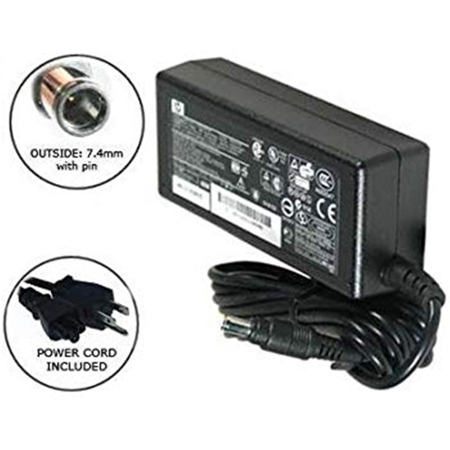 751789-001 - HP Power Adapter AC 65W 7.4mm Tip 19VDC Output - C6 3-Pin AC Input