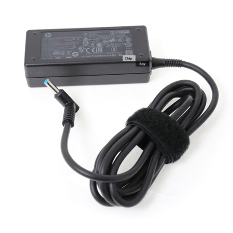 854054-002 - HP Power Adapter AC 45W 4.5mm Tip R/A 19VDC Output - C6 3-Pin AC Input
