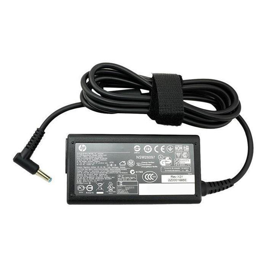 854054-003 - HP Power Adapter AC 45W 4.5mm Tip R/A 19VDC Output - C6 3-Pin AC Input