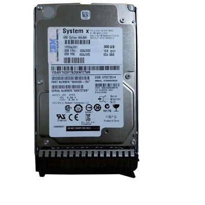 Lenovo IBM 300Gb SAS 6G 15K SFF G3 HDD - Option
