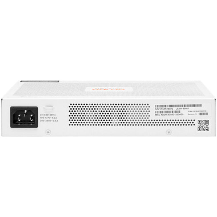 JL811A - HPE ANW Instant On 1830 8G 4p Class4 PoE 65W Switch