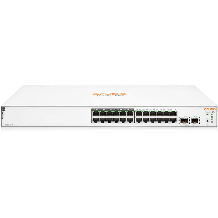 JL813A - HPE ANW Instant On 1830 24G 12p Class4 PoE 2SFP 195W Switch