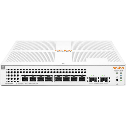 JL681A - HPE ANW Instant On 1930 8GB PoE+ 2SFP 124W Switch