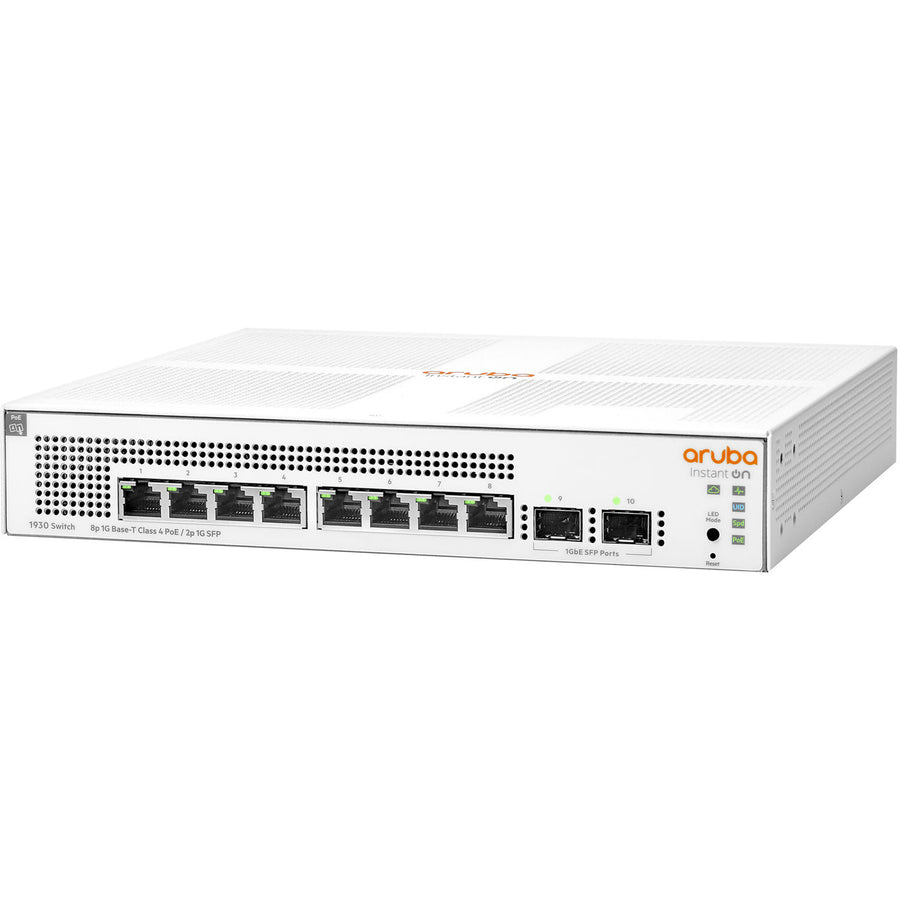 JL681A - HPE ANW Instant On 1930 8GB PoE+ 2SFP 124W Switch