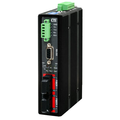 CTCUNION IFC-FDC-SC002 - Serial To Fibre Daisy Chain Media Converter 2km.