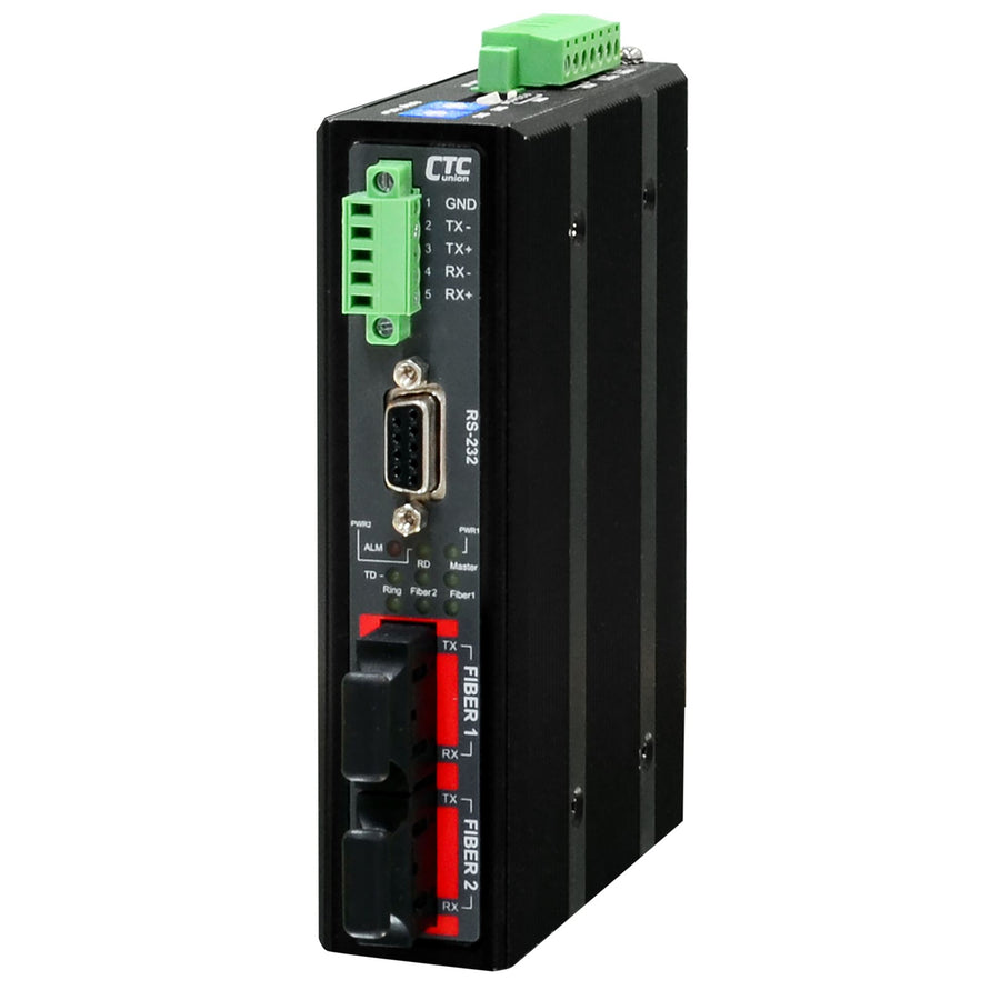 CTCUNION IFC-FDC-SC002 - Serial To Fibre Daisy Chain Media Converter 2km.