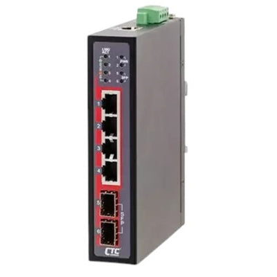 CTCUNION IGS402CS - 4 Port Gigabit Unmanaged Compact Switch. -10C +60C. 4x 10/100/1000Base-T plus 2x