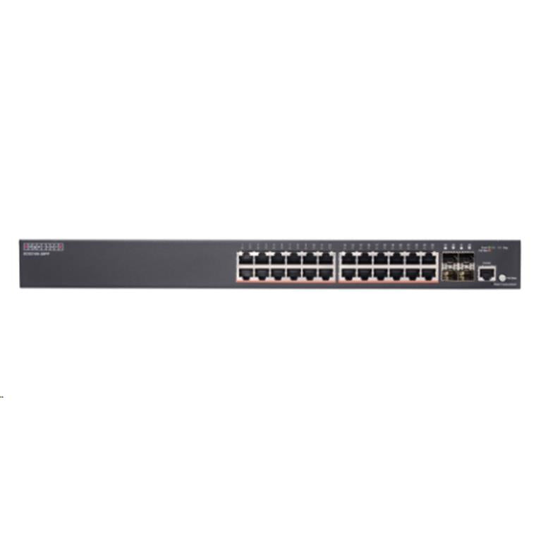 EDGECORE ECS2100-28PP - 24 Port Gigabit Extendable PoE+ Web Smart Pro Switch