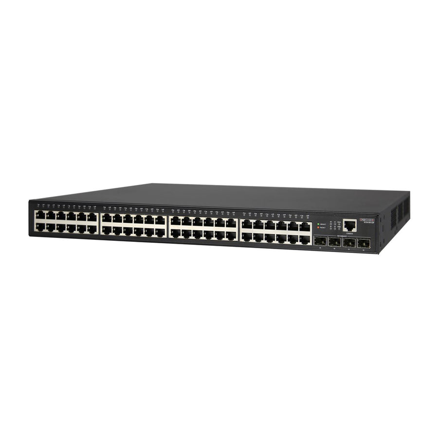 EDGECORE ECS4100-52P - 48 Gigabit PoE+ & 4 SFP Ports Managed L2+ Switch