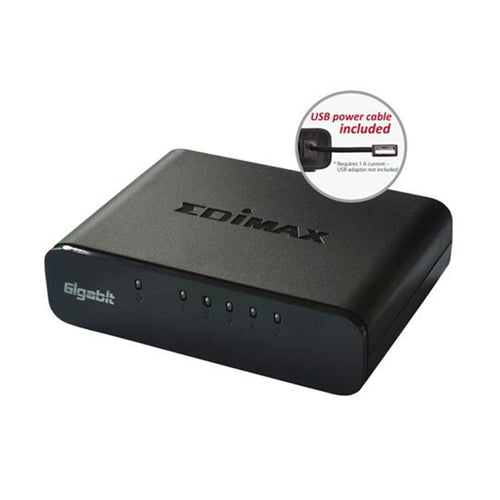 EDIMAX SW5500GV3 - 5 Port 10/100/1000 Gigabit Desktop Switch