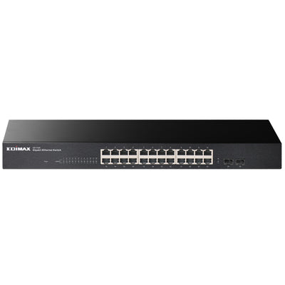 EDIMAX GS-1026V3 - 24 Port Gigabit Rack-Mount Unmanaged Switch 2 SFP Ports