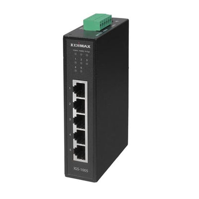 EDIMAX IGS-1005 - Industrial 5-Port Gigabit DIN Rail Switch