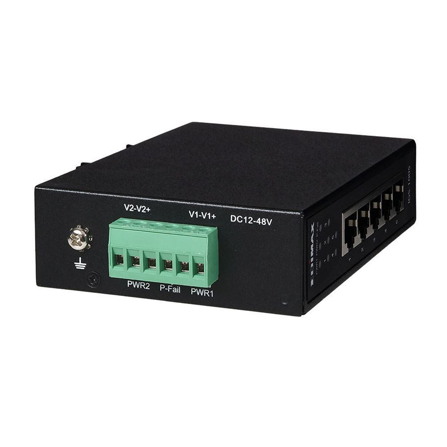 EDIMAX IGS-1005 - Industrial 5-Port Gigabit DIN Rail Switch