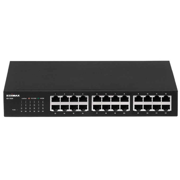 EDIMAX GS-1024 - 24 Port Gigabit Rack-Mount Unmanaged Switch