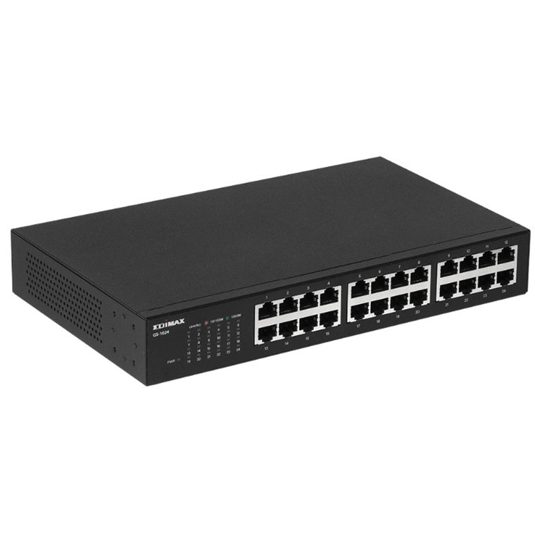 EDIMAX GS-1024 - 24 Port Gigabit Rack-Mount Unmanaged Switch