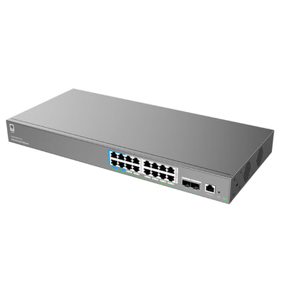 Grandstream GWN7802P-PRO - GWN7802P Pro Enterprise Layer 2+ Managed 16 Port 250 Watt PoE++ Switch with 2 x SFP+  Hardware