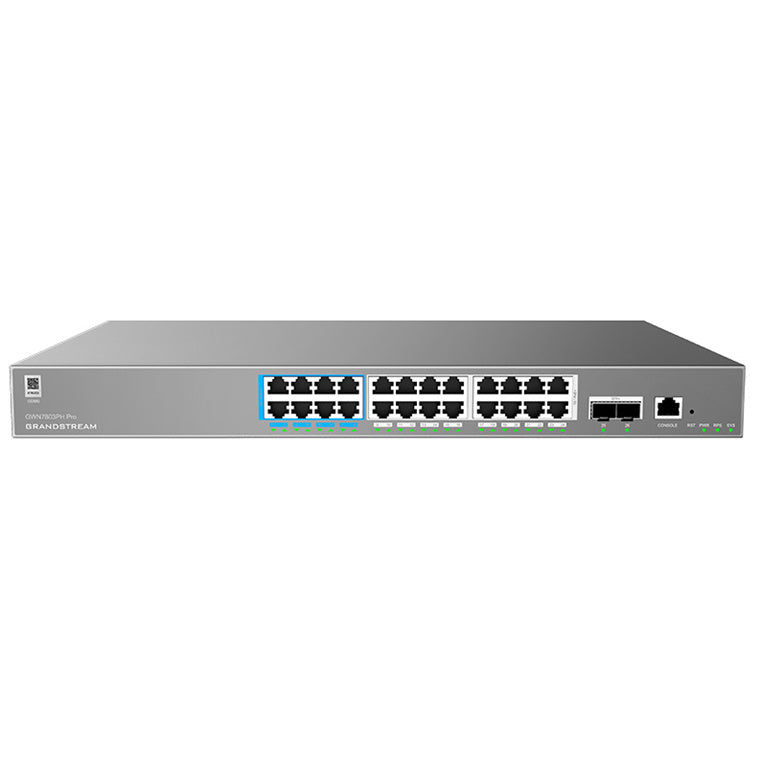 Grandstream GWN7803PH-PRO - GWN7803PH Pro Enterprise Layer 2+ Managed 24 Port 400 Watt PoE++ Switch with 2 x SFP+  Hardware