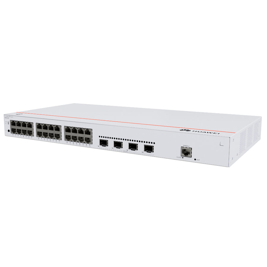 HUAWEI EKIT 98012375 - S220-24T4X (24*10/100/1000BASE-T ports 4*10GE SFP+ ports built-in AC power)