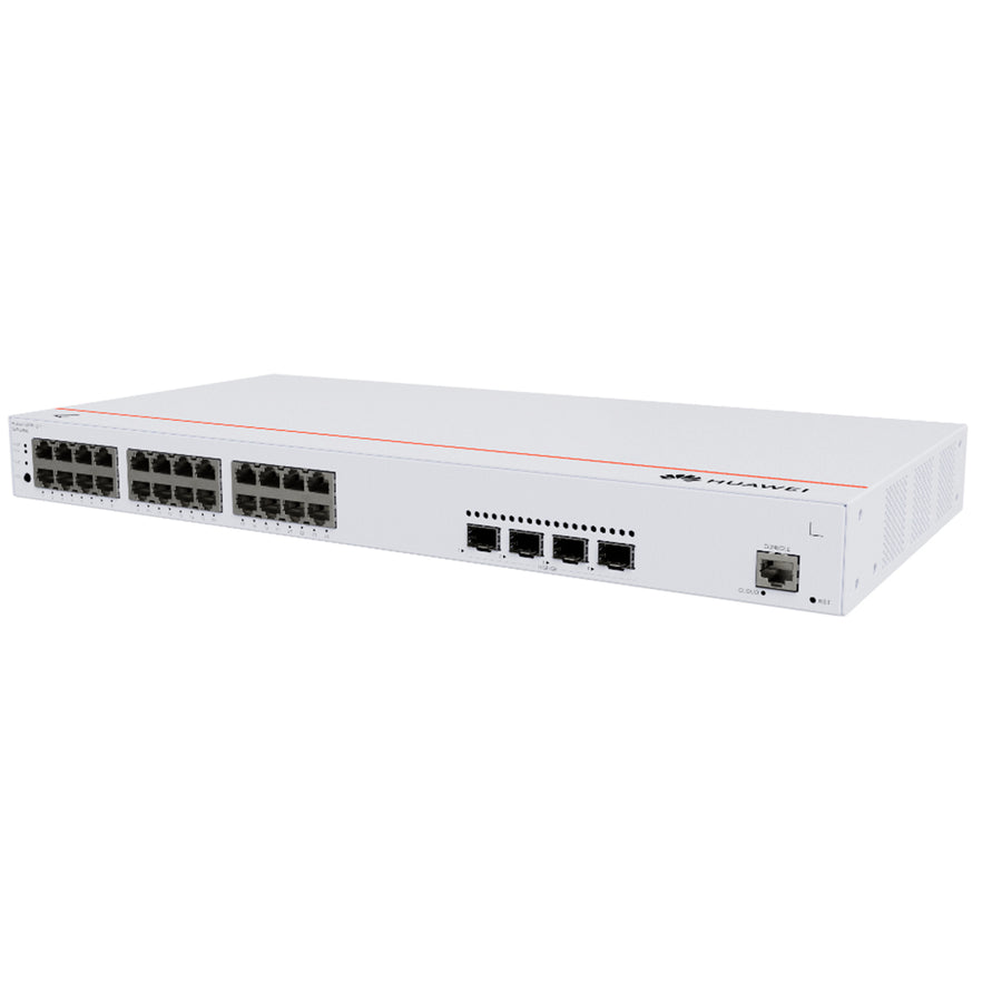 HUAWEI EKIT 98012376 - S220-24P4X (24*10/100/1000BASE-T ports(400W PoE+) 4*10GE SFP+ ports built-in AC power)