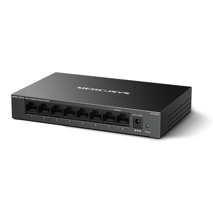 TP-Link MS108GS - Mercusys MS108GS 8-Port-Gigabit-Switch Stahlgehäuse