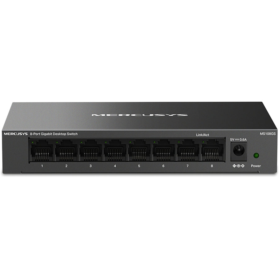TP-Link MS108GS - Mercusys MS108GS 8-Port-Gigabit-Switch Stahlgehäuse