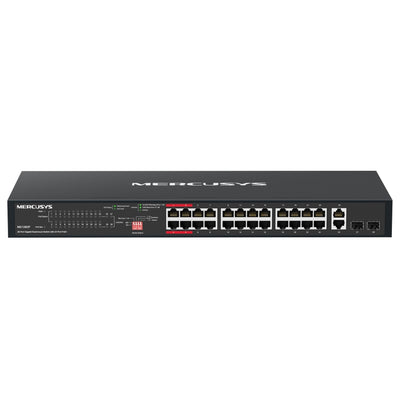 TP-Link MS128GP - Mercusys MS128GP 28 Port Gigabit Switch Steel Case 24x PoE+