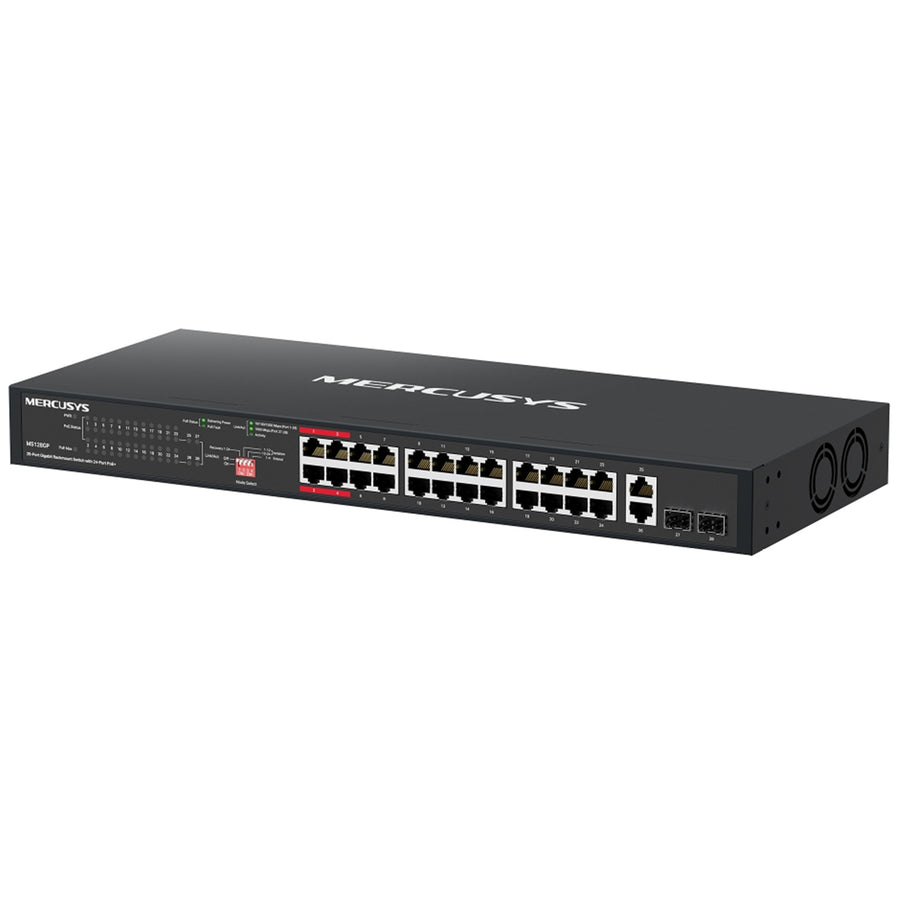 TP-Link MS128GP - Mercusys MS128GP 28 Port Gigabit Switch Steel Case 24x PoE+