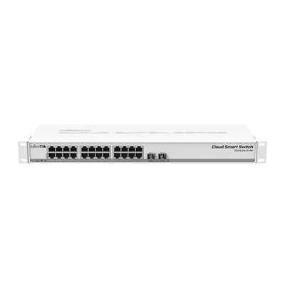 CRS326-24G-2S+RM - MikroTik CRS326-24G-2S+RM 24 Port Cloud Router Switch with 10 Gbps Uplink