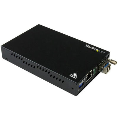 StarTech.com ET91000SM20 - GbE Fiber Media Converter - SM LC 20 km