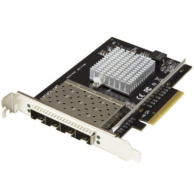 StarTech.com PEX10GSFP4I - 4 Port SFP+ Server Network Card - XL710
