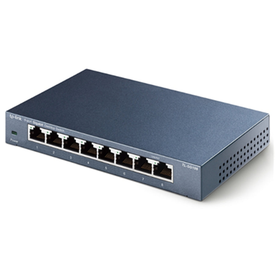 TP-Link TL-SG108 8-Port Gigabit Unmanaged Switch - 1GbE x8