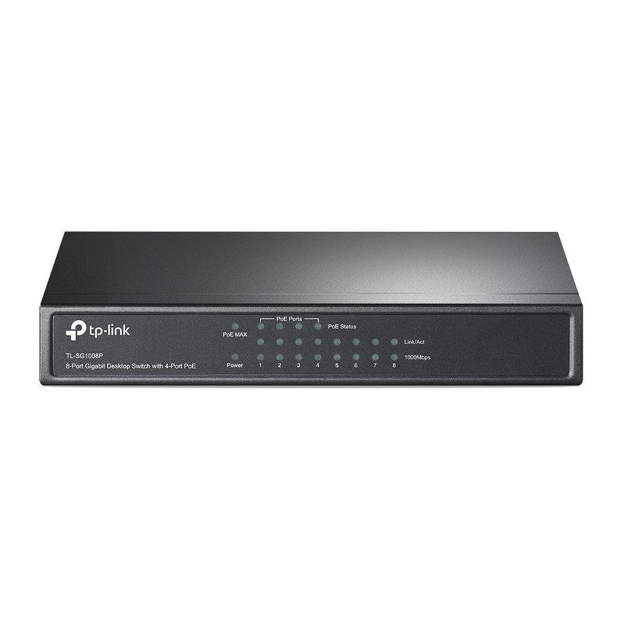 TP-Link SG1008P 8 Port Gigabit Switch with 4x PoE+ Ports