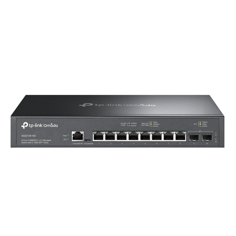 TP-Link SG3210X-M2, Omada 8-Port 2.5G L2+ Managed Switch