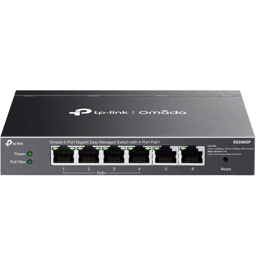 TP-Link TP Link Omada 6-Port Gigabit Easy Managed Switch with 4-Port PoE+