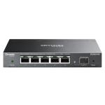 TP-Link TL-ES206X-M2 - TP Link ES206X-M2 Omada 5-Port 2.5GBASE-T Easy Managed Switch with 1 10GE SFP+ Slot