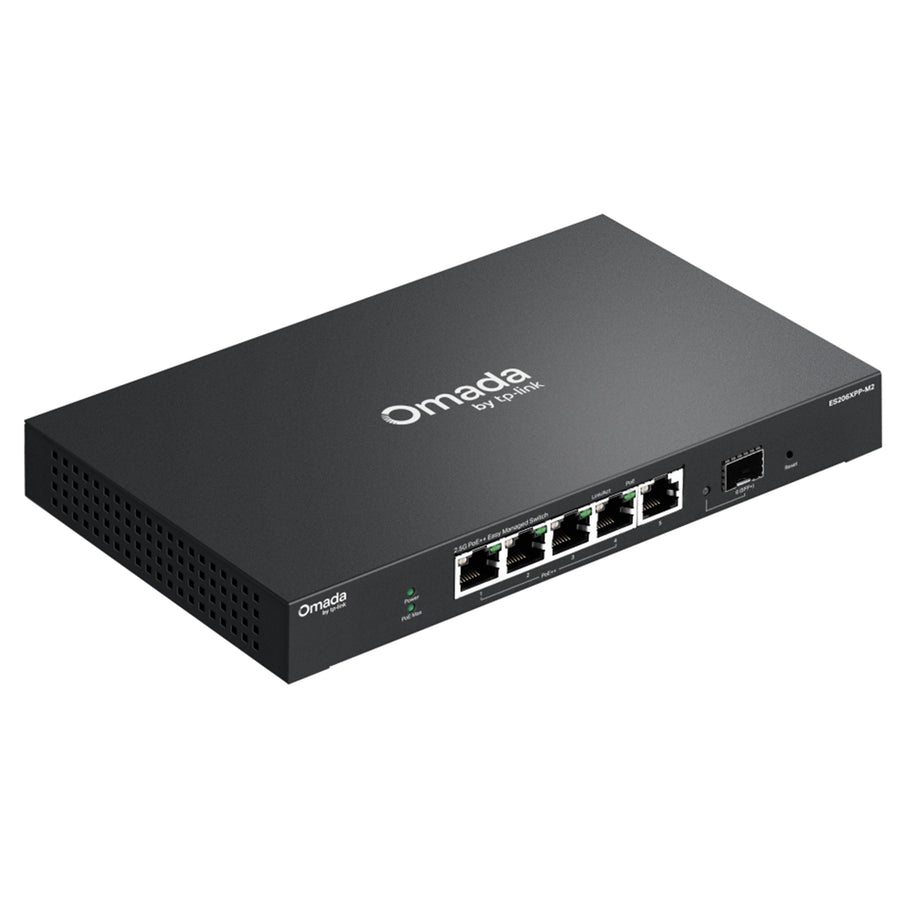 ES206XPP-M2 - Omada ES206XPP-M2 5-Port 2.5GBASE-T and 1-Port 10GE SFP+ Easy Managed Switch with 4-Port PoE++