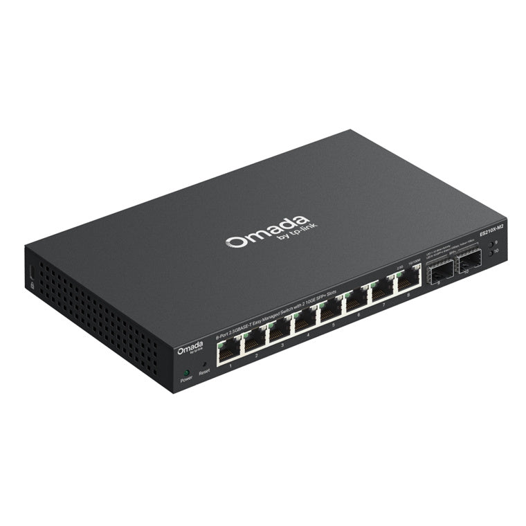 Omada ES210X-M2 8-Port 2.5GBASE-T Easy Managed Switch with 2 10GE SFP+ Slots