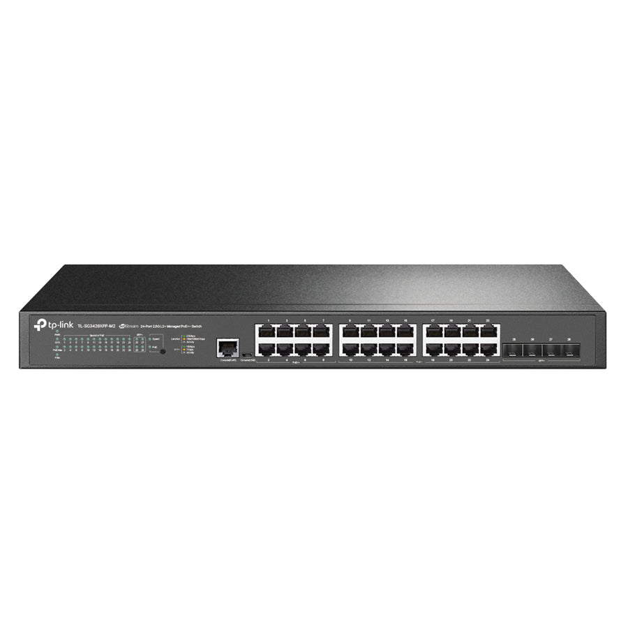 Omada SG3428XPP-M2 Access Pro 24-Port 2.5G and 4-Port 10GE SFP+ Switch with 24-Port PoE++