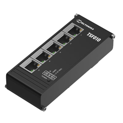 TSF010 - Teltonika TSF010 Flat Industrial 5 Port 10/100 Mbps Switch