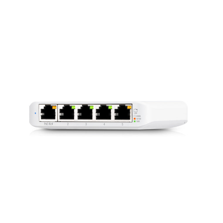 Ubiquiti 5-Port managed Gigabit Ethernet switch powered by 802.3af/at PoE or 5V, 1A USB-C power adapter (not included), 3-Pack