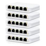 Ubiquiti USW-FLEX-MINI-5 - 5-Pack of 5-Port Managed Gigabit Switch (PSU not included)