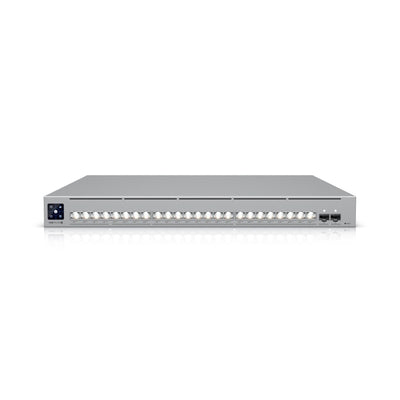 Ubiquiti USW-PRO-XG-24 - Professional-grade 24-port Layer 3 Etherlighting Switch with (16) 10 GbE (8) 2.5 GbE and (2) 25G SFP28 ports
